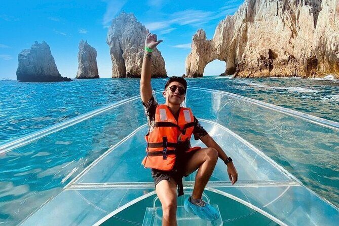 1 hour Private Navigation in Transparent Boat Arco de Los Cabos - El Arco de Cabo San Lucas: the star stop in a tight schedule