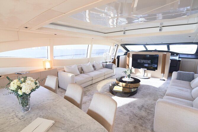 108 ft Neoprene Overmarine Yacht - The Neoprene Yacht: a 108-ft floating event space in Cabo