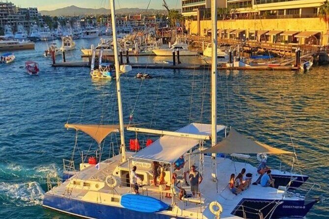 2 Hour Sunset Tour on Catamaran in Cabo San Lucas - Open Bar and Snacks: Good Value, With a Realistic Expectation