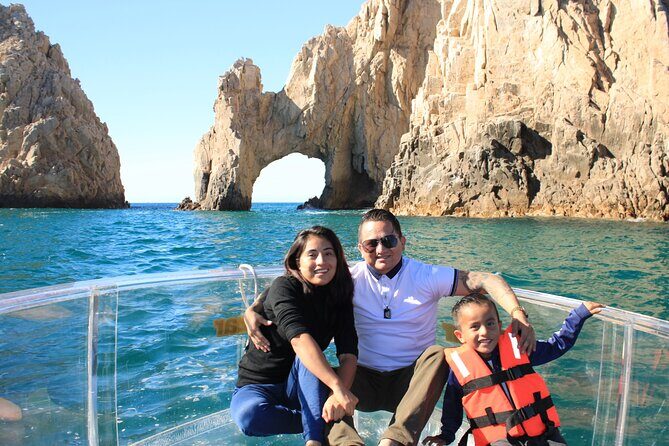 45 Minute Transparent Boat Ride to the Arch of Cabo San Lucas - A 45-minute route built around the best Cabo views