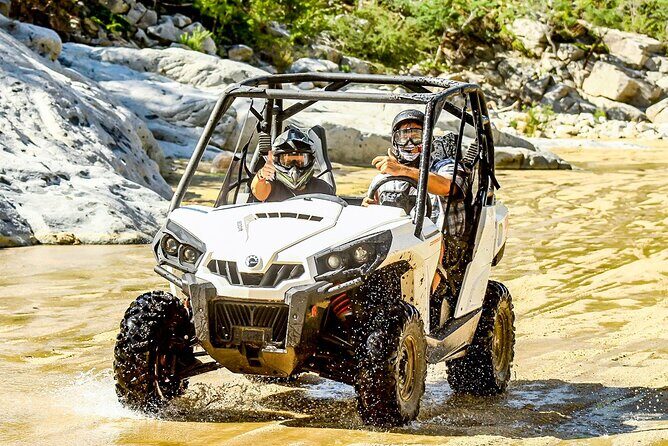 Adventure in Los Cabos Margaritas beach in ATV/UTV desert tour - Tequila Tasting And The Photo Viewing: Fun Finish, Watch The Extras