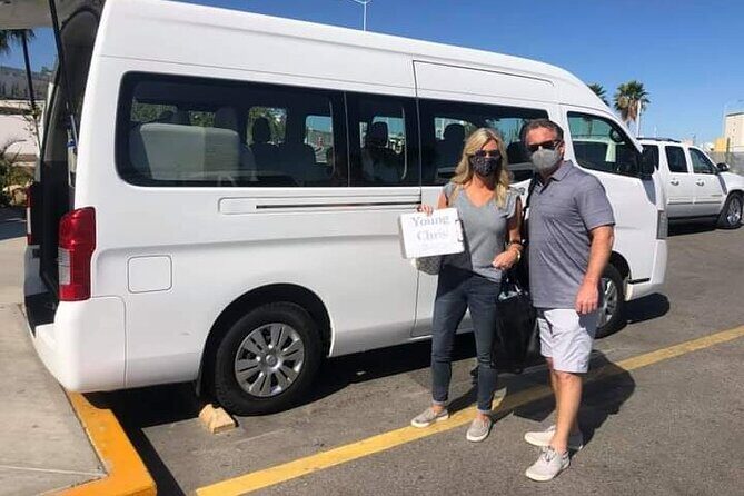 Airport Transfer to Cabo San Lucas & Pacific side Hotels & Villas Round Trip - Round-trip timing: hotel pickup about 3 hours early for departures