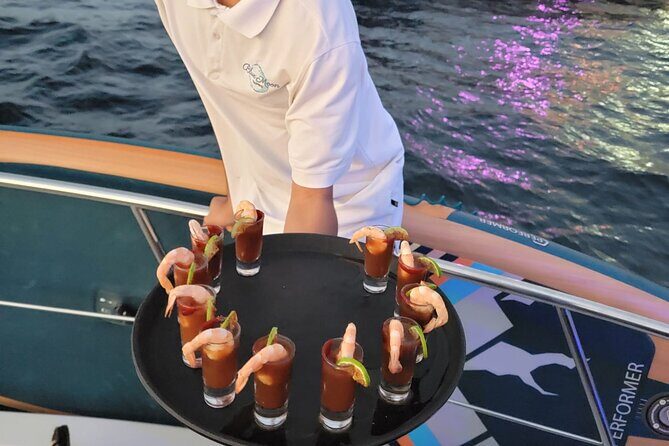 All Inclusive HUGE 75ft Yacht Up to 50 Guests Early Bird Promo - Food and drinks that support long attention spans