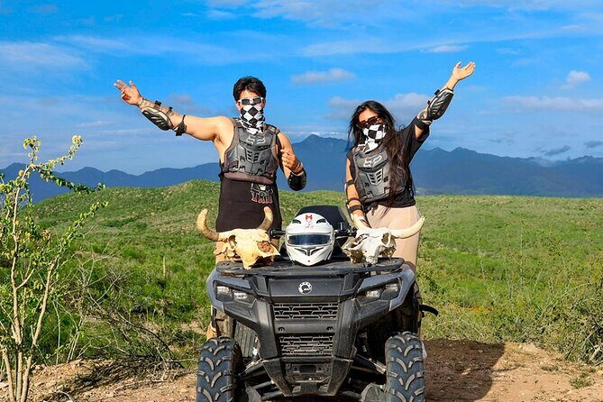 ATV Desert Adventure in Baja - Tierra Sagrada ranch: the buffet, drinks, and tequila tasting moment