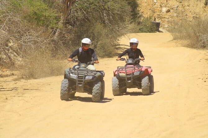 ATV Tour to Explore the Second Arch of Los Cabos - Safety gear and the optional 35 USD insurance question