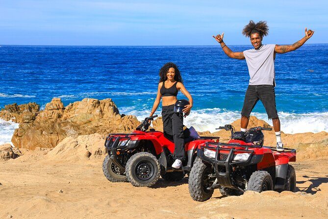 Beach ATV Adventure, Free Horseback Ride, and Sky Bike Experience - Pickup, Check-In, and the Cactus Park Setup
