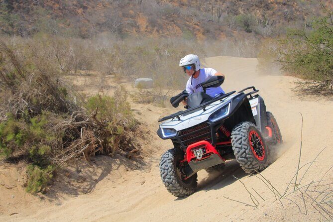 Beach ATV and Sky Bike Tour in Cabo - Migriño Beach: where the whale chance and the sunset live
