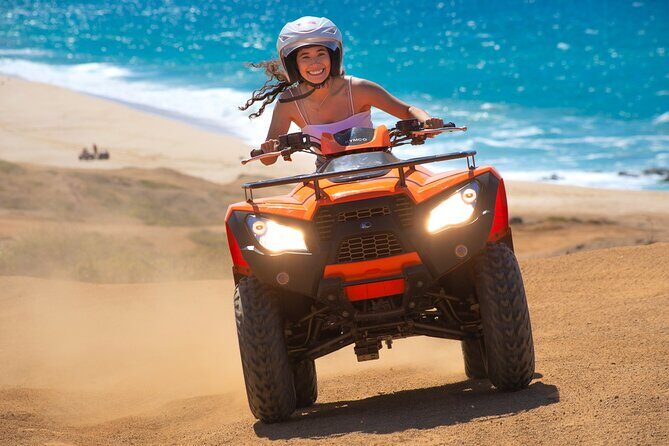 Beach ATV, Free Camel Ride, and Sky Bike Combo - One ticket, three ways to play across desert and the Pacific