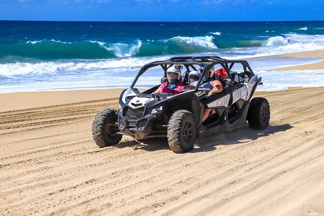 Beach UTV Adventure with Free Camel and Horseback Ride - Camel Encounter on the Beach: Ocean Air and a Gentle Moment