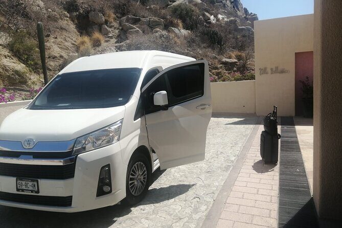 Cabo Airport to LA PAZ SHUTTLE - Finding Your Driver Under Canopy #10 at SJD