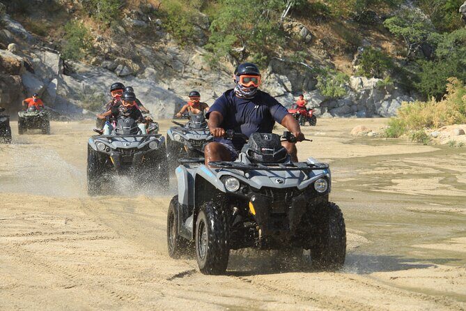 Cabo Migrino Beach and Desert ATV Tour plus Tequila Tasting - Tequila tasting at the end: included pours, plus upsells