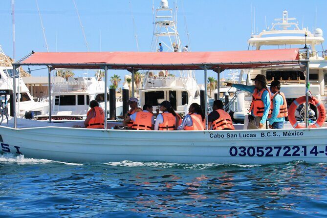 Cabo San Lucas Arc Group Tour in Glass Bottom Boat - Stop 2: Playa de los Amantes and the story behind the name