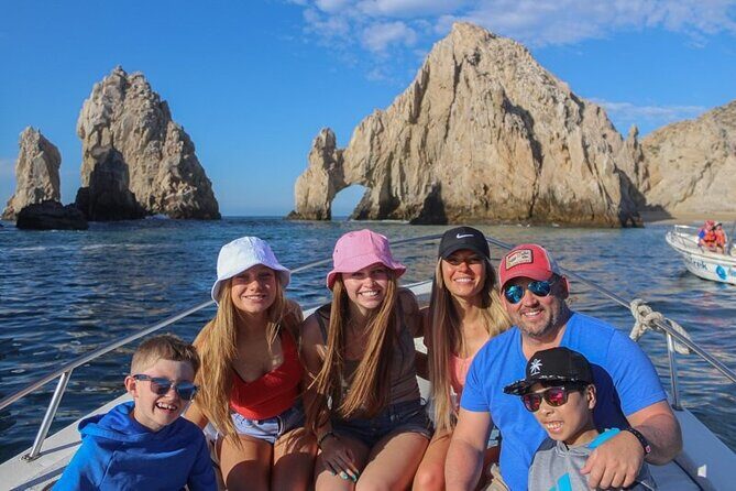 Cabo San Lucas Arch Tour and we go down to Playa del Amor - Where you meet and how the boat portion usually feels