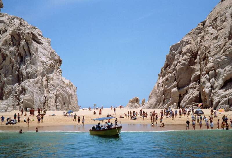 Cabo San Lucas: glass-bottom boat ride to "End of the Earth" - Cabo’s icon stops: Arch, Playa del Amor, and Playa del Divorcio