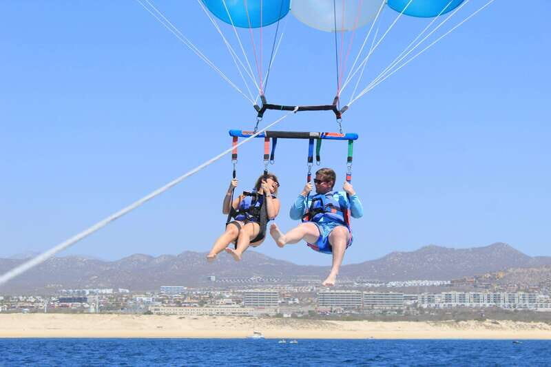 Cabo San Lucas: Parasailing Experience - Getting underway at La Terminal de Cabo Marina
