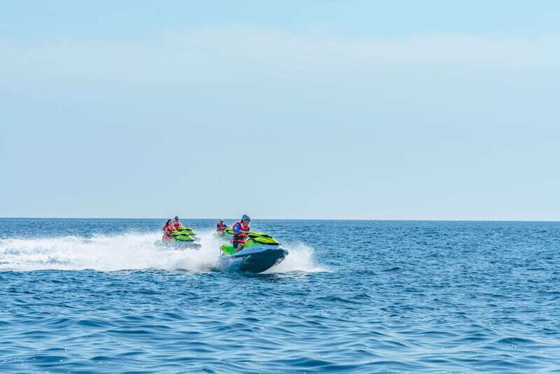 Cabo San Lucas: Sea of Cortes Guided Jet Ski Tour - From Cabo Adventures to the marina: where the day starts