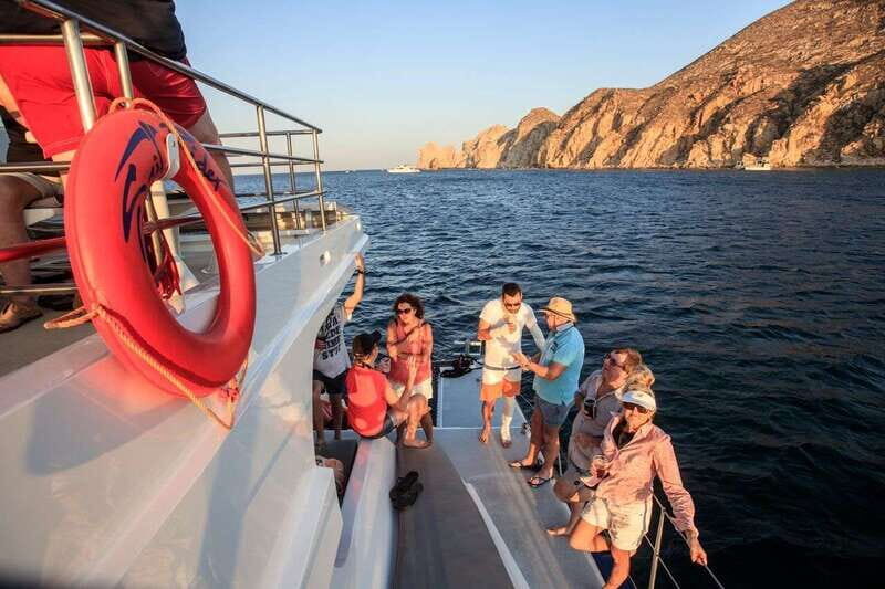 Cabo San Lucas: Snorkel, Lunch and Sail Experience - The catamaran setup that makes a difference on a 3.5-hour day