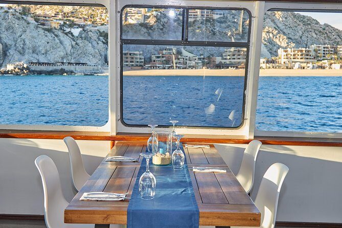 Cabo Sunset Dinner Cruise with Live Music & Open Bar on Cabo Wave - Cabo Wave’s sunset route: Arch views and Lovers Beach drama