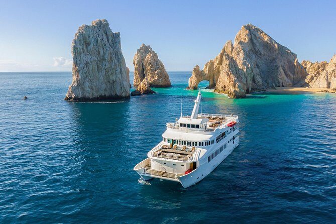 Cabo Whale Watch Three-Level Vessel and Majestic Arch - El Arco Photo Stop: The Cabo Landmark Moment
