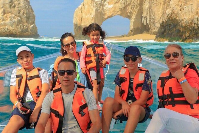 Cabo's Original Clear Boat Tour: See the Arch and Land's End - Pelican Rock and the Sea of Cortez Pass-By