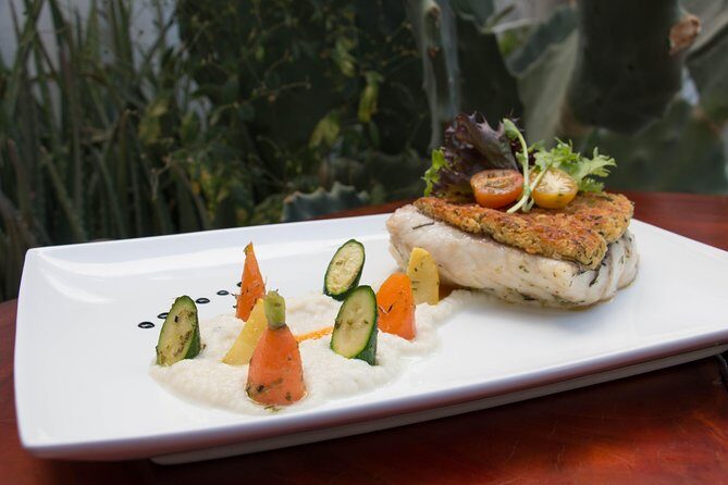Catch of the day dinner in your private villa/condo in Cabo or San Jose del Cabo - The menu: ceviche, arugula salad, parmesan crust catch, and three-milk cake