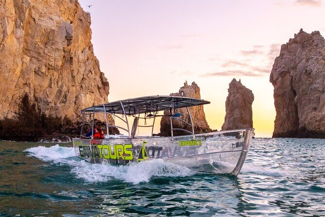 Clear Boat to Cabo Lands End, The Arch and more - Meeting point reality: finding Envatours CaboMarina