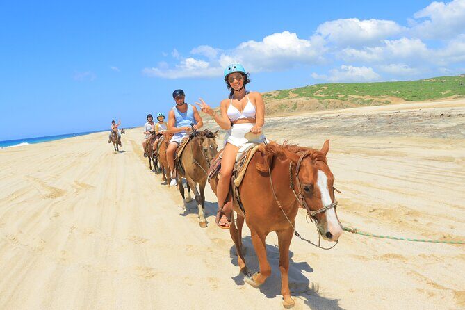 Combo 4X4 Automatic ATV & Horseback Riding in Cabo - Playa Migriño horseback: calmer, slower, and still unforgettable
