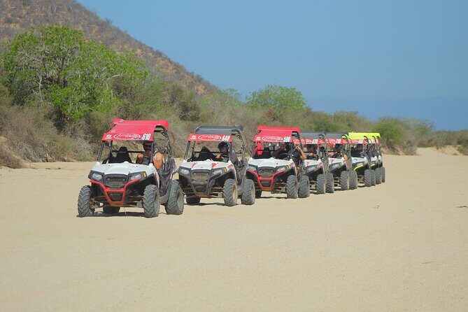 Desert and Beach UTV Adventure with Tequila Tasting - Cabo UTVs go from desert trails to Playa Migrino