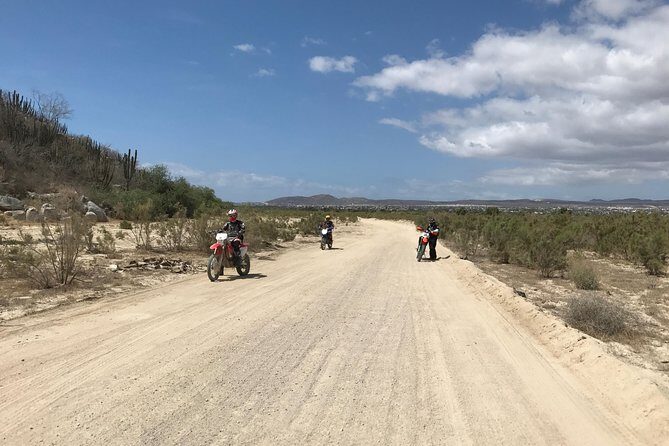 full day off road motorcycle adventure, Cabo Pulmo or Santiago waterfalls - How motorcycles and race cars work together on this day