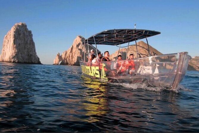 Glass Boat Tour in The Arch - A glass-bottom boat that makes Cabo’s water the main event