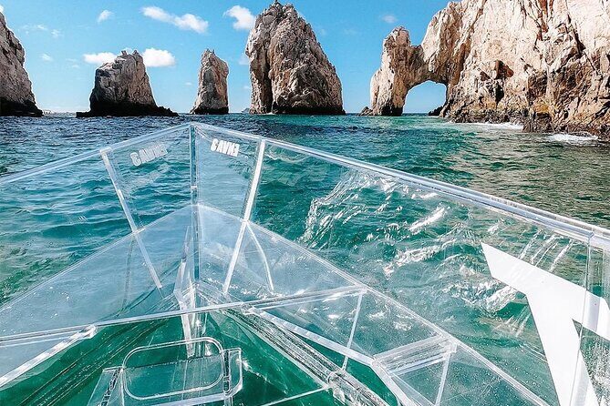 Glass Boat Tour in The Arch - Médano Bay and the Lover’s Beach / Divorce Beach break