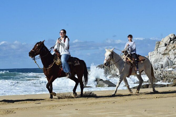 Horse Back Ridding Tour on the Pacific Ocean & Desert - How the 3-Hour Ride Flows from Pickup to Playa Migrino