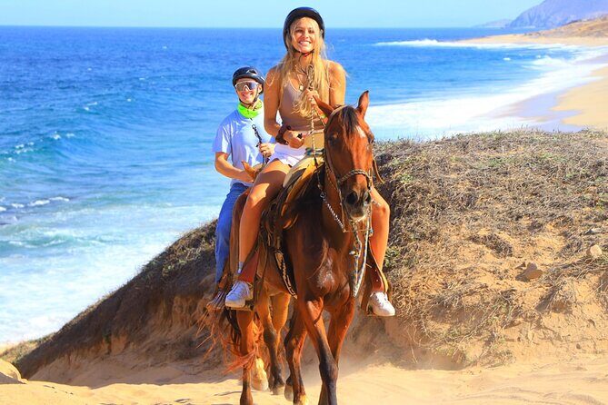 Horseback Riding Beach and Desert in Cabo - Safety gear, helmets, and ride rules that affect comfort