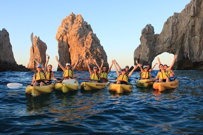 Kayak Expedition to the Arch of Cabo San Lucas, Lovers Beach & Snorkel - Neptune’s Finger and the coast stops: small rock landmarks with big payoff