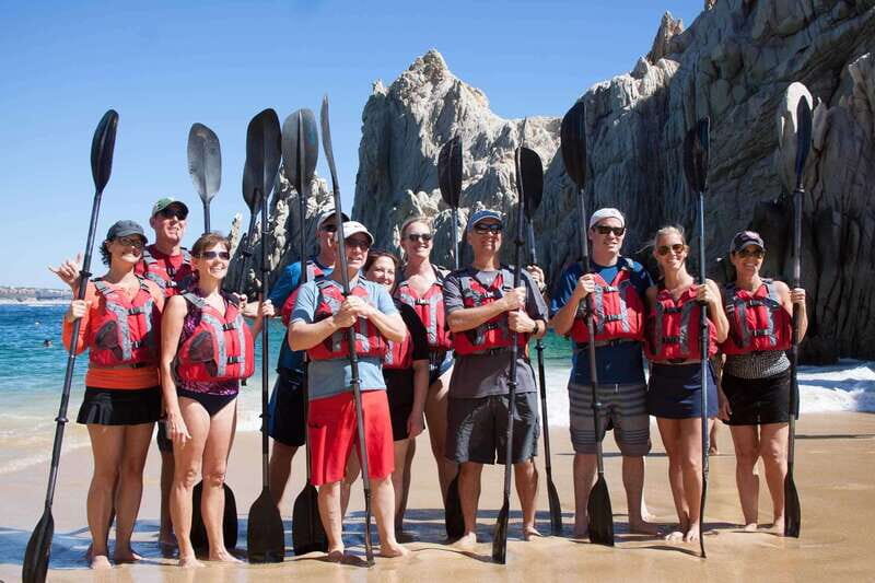 Los Cabos Arch & Playa del Amor Tour by Glass Bottom Kayak - Lover’s Beach and the Divorce Beach story (when the captain allows)