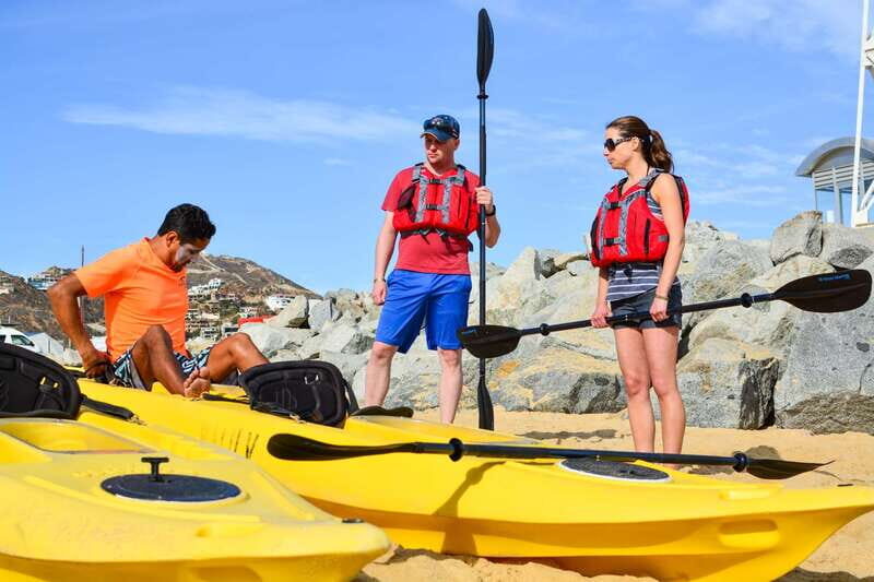Los Cabos: Private Kayaking and Snorkeling Tour at the Arch - Glass-bottom kayaking: easy underwater sightseeing without full snorkeling