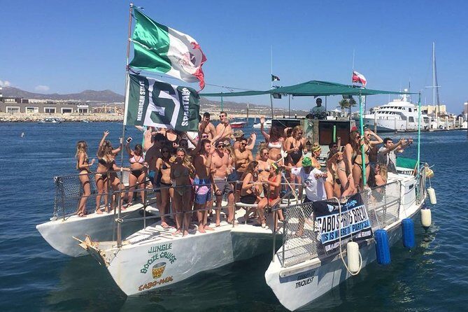 Los Cabos Sunset Booze Cruise - Where you meet: Finisterra 1 and the dock briefing