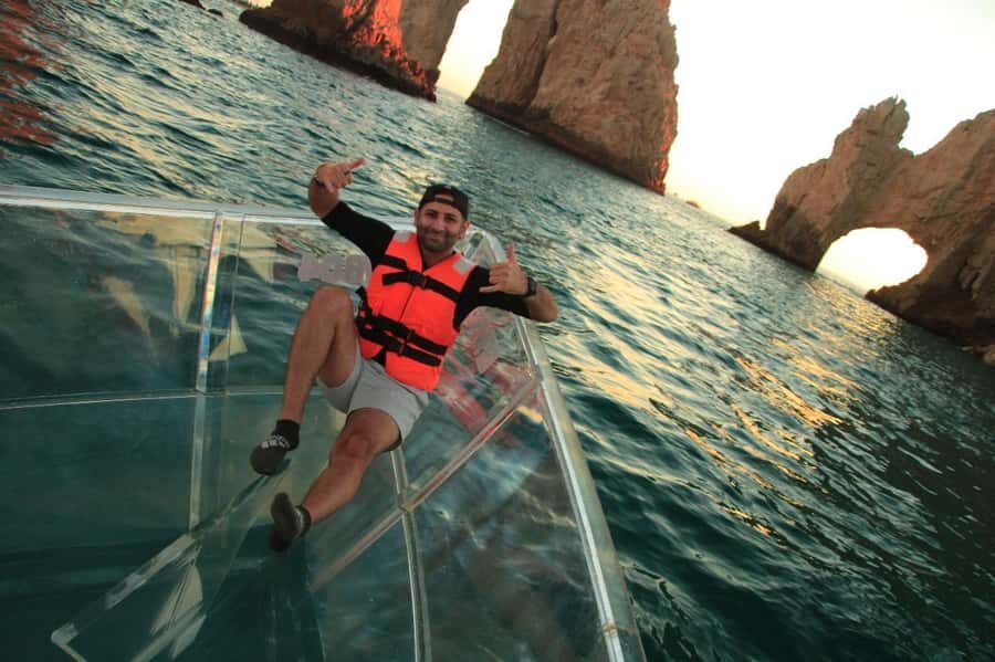 Los Cabos Tour to the Arch in a Transparent Boat - Cabo San Lucas Arch And The Marine Life Show From Below