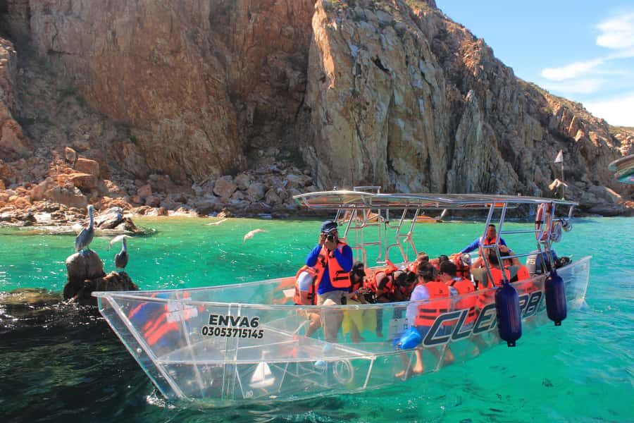 Los Cabos Tour to the Arch in a Transparent Boat - El Médano Beach Swim Window: Optional, But Worth Planning For