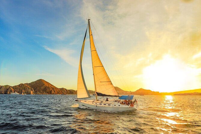 Luxury Sailboat Tour at Sunset in Los Cabos + Snacks + Premium Drinks - Entering Cabo’s sunset mode at 4:00 pm