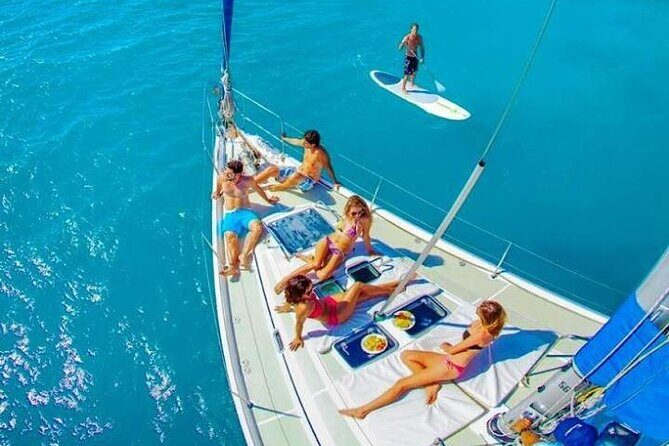 Luxury Sailboat Tour at Sunset in Los Cabos + Snacks + Premium Drinks - Cruising the Sea of Cortez viewlines and Sea Lion Colony area