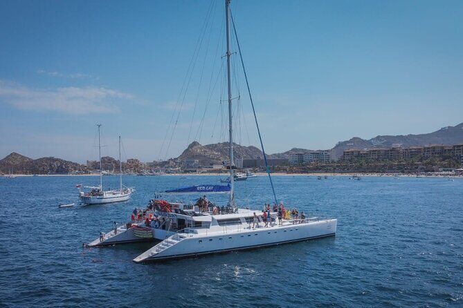 Multimillion Yacht Cabo Cruise Sunset or Snorkel Optional PICKUP! - Food, Photos, and the Money Stuff You Should Plan For