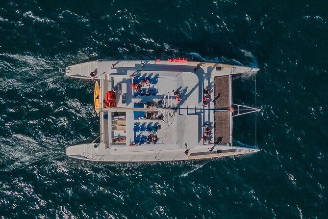Multimillion Yacht Cabo Cruise Sunset or Snorkel Optional PICKUP! - Boat Comfort: Spacious for Some, Tighter for Others