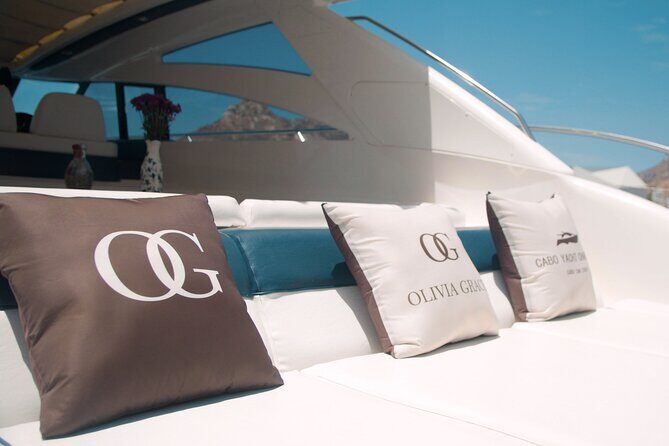 Olivia Grace 60 ft British Princess Yacht Rental - Getting there in Cabo: meeting point, pickup, and what to prep