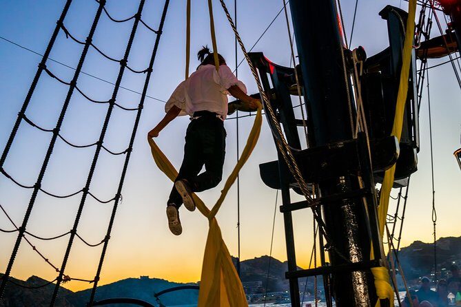 Pirate Ship Sunset Dinner and Show in Los Cabos - Stop 2 on Cabo San Lucas Beach: The BBQ Dinner + Open Bar Hour