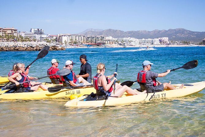 Private Los Cabos Arch and Playa del Amor Tour by Glass Bottom Kayak - The Cabo San Lucas Arch area: sea lions up close, not from a distance
