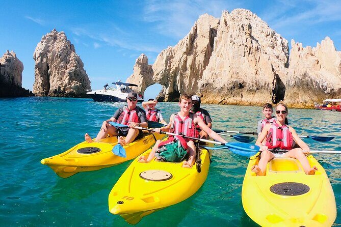 Private Los Cabos Arch and Playa del Amor Tour by Glass Bottom Kayak - Playa del Amor (Beach of Love): great water, but mind the swell