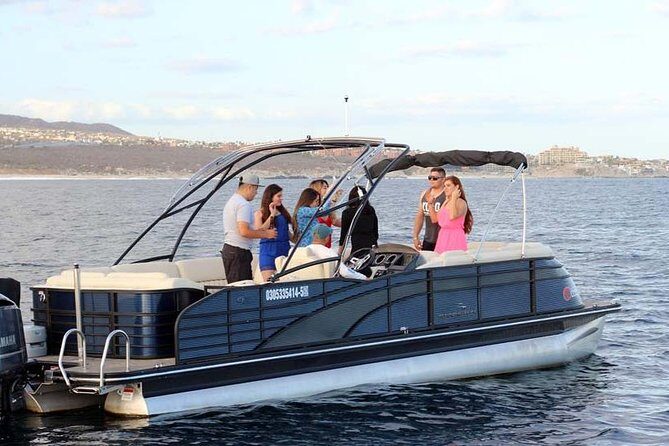 Private Luxury Pontoon Boat, Snorkel, Arch, Sunset & byond - Following the coast: Arch views plus Lover’s and Divorce Beach