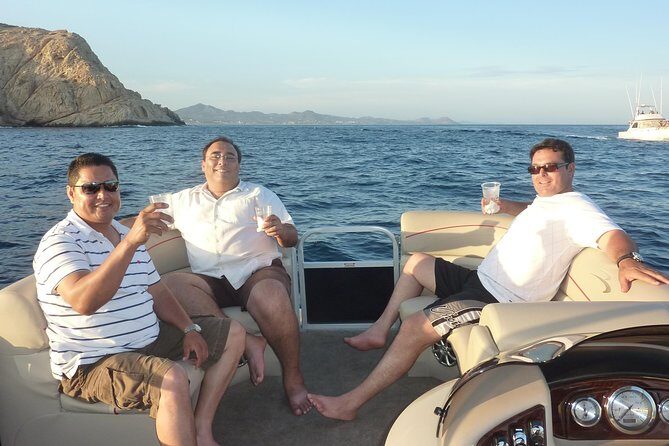 Private Luxury Pontoon Boat, Snorkel, Arch, Sunset & byond - The guide on board: narration that turns sights into stories