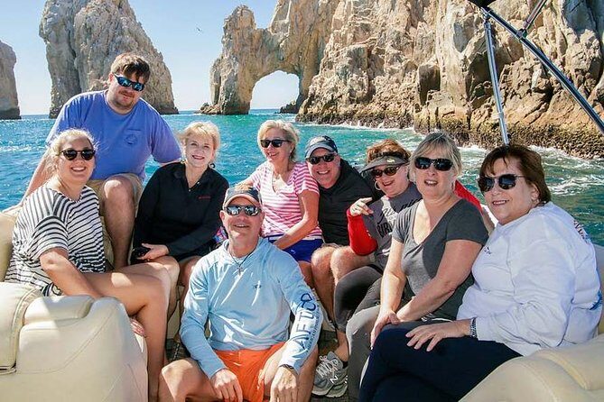 Private Luxury Pontoon Boat, Snorkel, Arch, Sunset & byond - Price and value check: what $260 per person buys